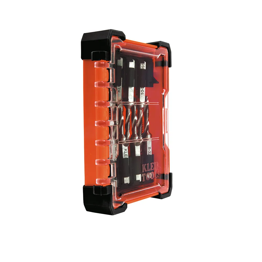 Kit de herramientas para perforar y roscar de 8 piezas